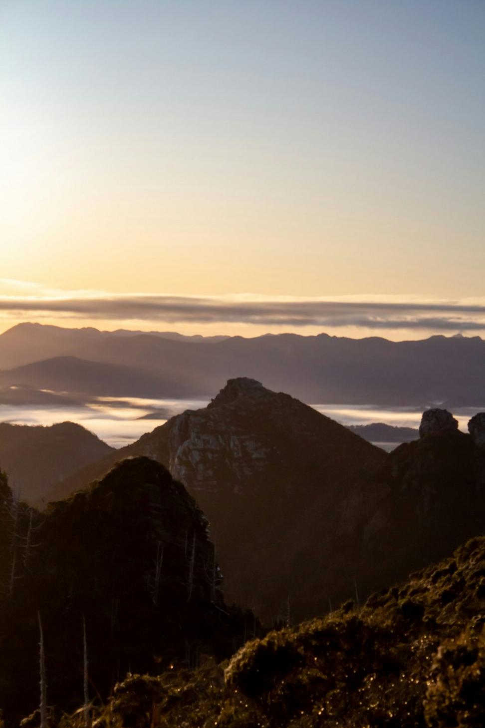 Mountain sunrise
